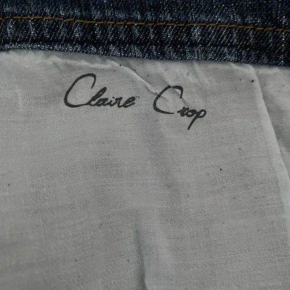 Chico’s Platinum Size 2 Denim Crop Jeans - Picture 7 of 16